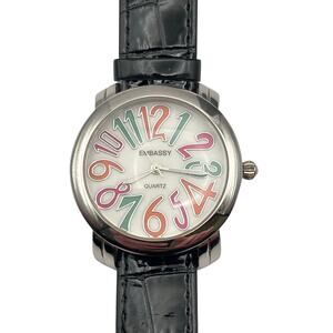 Embassy Quartz Womens Watch 38mm - Fresh Battery - Adjustable Band - Colorful